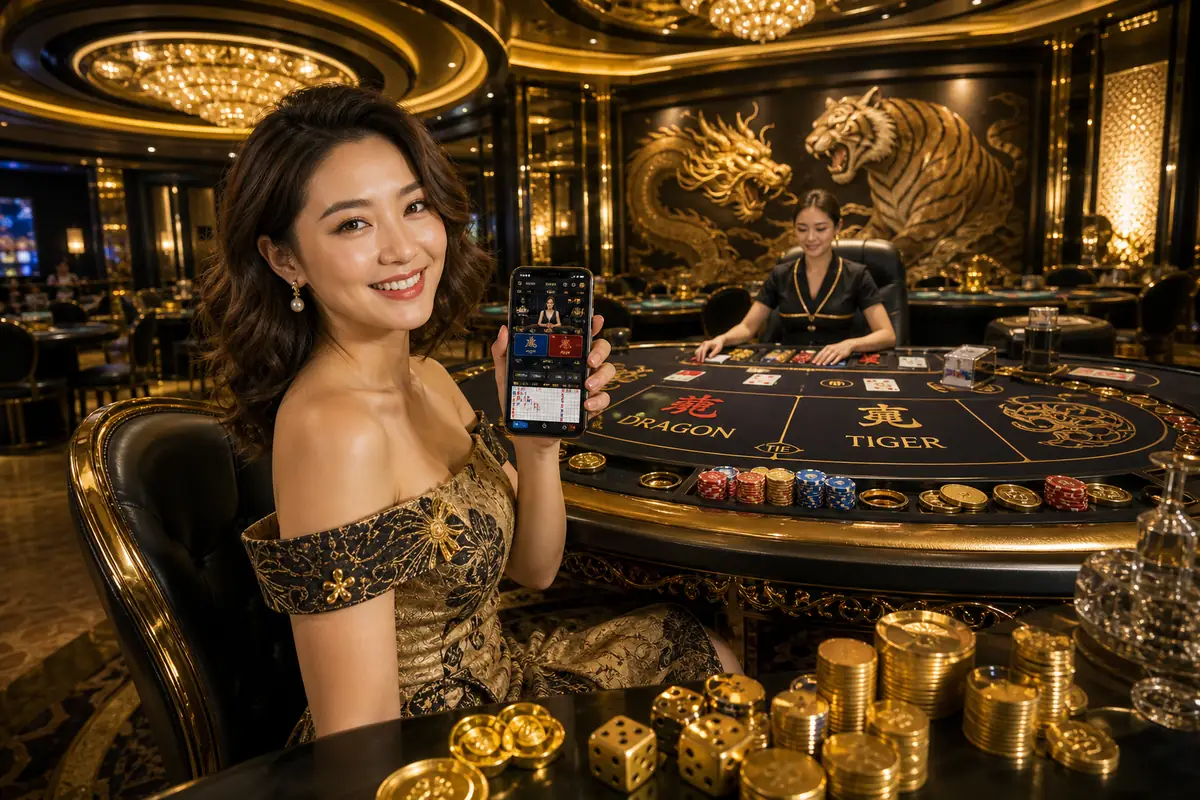 sking66 Casino live dealer meja baccarat